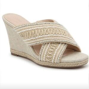KELIE & KATIE | Kelie & Katie Issoa Natural Jute Wedge | Size 8M